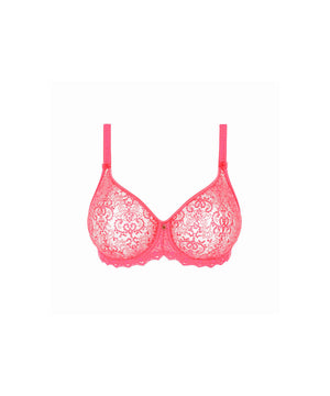 Cassiopée - Underwir.seamless full cup bra - 0577 ELECTRIC PINK