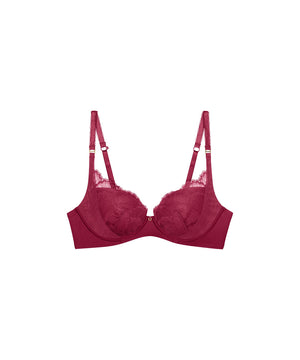Love in Lace - Trekvartskål Bh - 6845 RED MUSK
