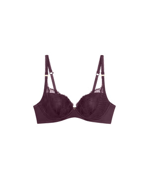 Love in Lace - Trekvartskål Bh - 7291 CLARET