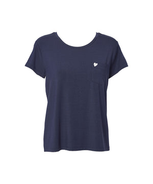 Softness - T-shirt - 393 Midnight blue