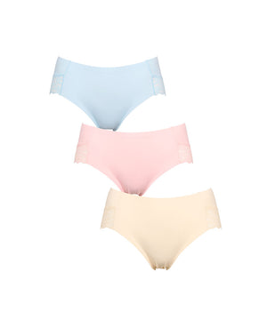 Seamless - Tai W Lace 3-pack - 007 Light blue