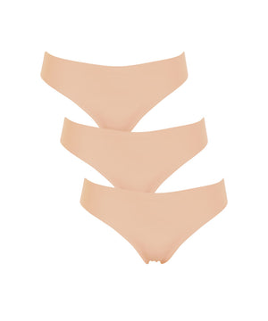 Seamless - String 3-pack - 008 NUDE