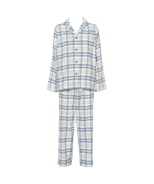 Check Flannel - Pyjamas - 380 Clear blue