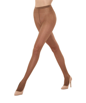 Shimmer Effect - Tights - 8275 saba/gold