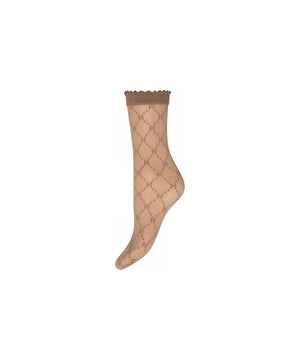 Hype the Detail - Socks Logo 25Den - 4355 Beige