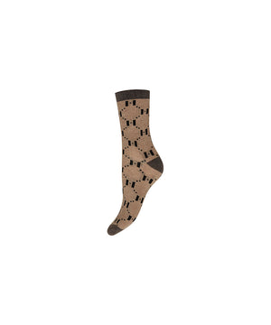 Hype the Detail - Sock W/Lurex - 4345 Beige