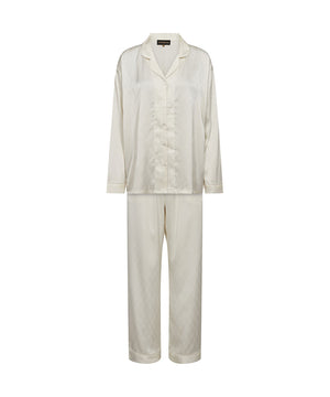 Hype the Detail - Satin Pyjamas - 80 Ivory