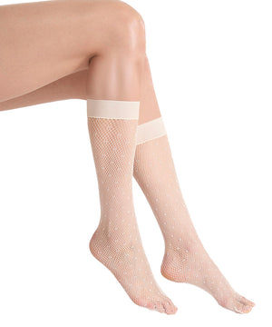 Dotted Net - Ankelstrømper/sokker - 1167 buttercream