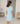 Bamboo - Short Sleeve Nightdress  Lace - 364 Sky Blue