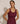 Babette - Silk Top w/lace - 093 Windsor Wine