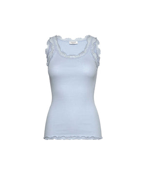 Babette - Top Regular W/Vintage Lace - 044 nantucket blue
