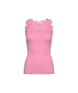 Babette - Top Regular W/Vintage Lace - 045 sea pink