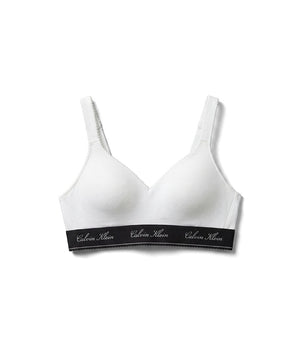 New Signature Logo - Lift Bralette - 100 White