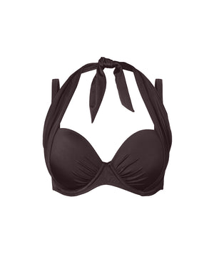 Swimwear - Padded Magic bikini top - W079 MOCCA