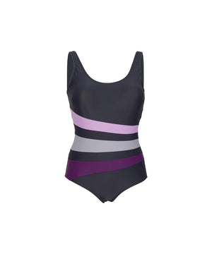 Bianca Classic - Swimsuit - W110 GRAPHITE/LAVENDER