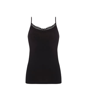 Basic Lace - Shirt - 011 BLACK