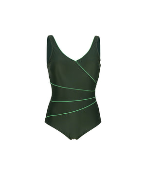 Daniella Classic - Swimsuit - W116 OLIVE/LIME