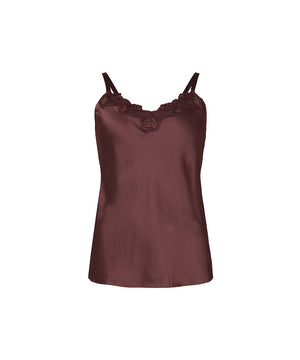 Pure Silk - Camisole W. Lace - 231 PORT ROYALE