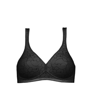 Elegant Cotton - Fuldskålsbh - 0004 BLACK