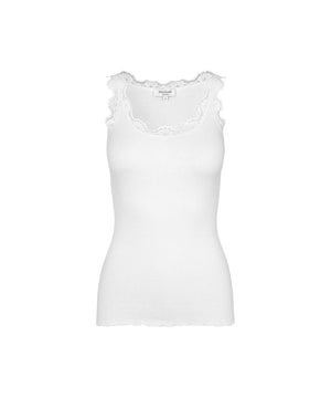 Babette - Top Regular W/Vintage Lace - 1049 NEW WHITE
