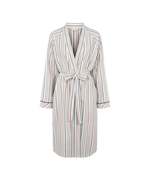 Bamboo - Bamboo Flannel Kimono - 1064 BLUE/RED STRIPES