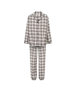 Cotton - Cotton Flannel Pyjamas - 1062 DEER/ROSE CHECKS