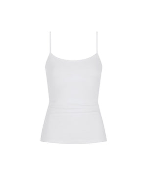 Superfine Organic - Spaghetti Top - 1 WHITE