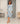 Bambus Homewear - Long Sleeve Nightdress - 655 BLUE/GREY FLORAL