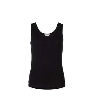 Bamboo Underwear - Basic Tank Top - 02 BLACK
