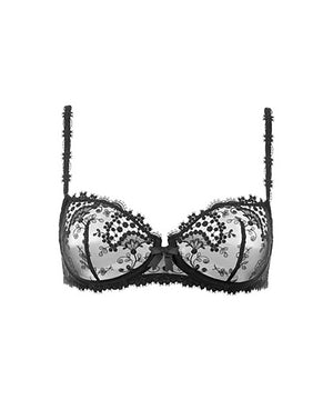 Wish - Half Cup Bra - 015 Black