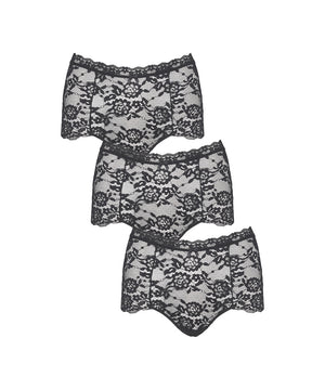 Lace - Maxi 3-Pack - 001 BLACK