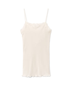 Richesse Lace - Spaghetti top - 090 LIGHT IVORY