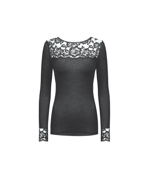 Wool Love - T-Shirt Long Sleeve - 515 THUNDER GREY