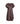 Pure Silk - Nightgown w.lace, short sleeve - 190 COFFEE BEAN
