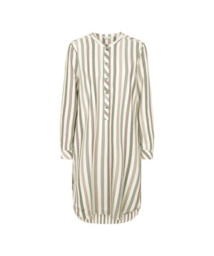 Bamboo - Flannel Nightshirt - 1076 OLIVE/PLUM