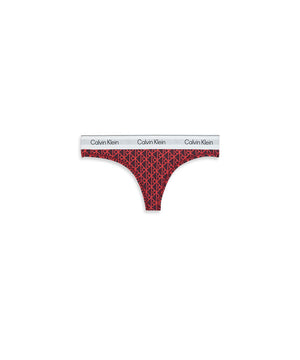 Icon Cotton Modal - Thong - ZIJ EMBLEM+DARK BERRY