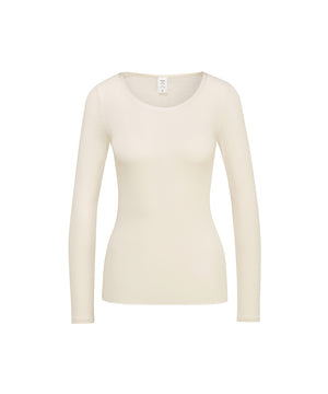 True Confidence - Top long-sleeve - 090 LIGHT IVORY