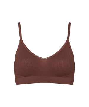 Lucia - Bh Trekant/top - 474 CHOCOLATE BROWN