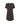 Bamboo - short sleeve nightdress with - 220 CHOCOLATE
