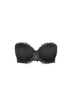 Jane - Padded Bra Strapless - ZWA BLACK