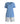 Flower Nights - Kort Pyjamas - 302 RIVIERA BLUE