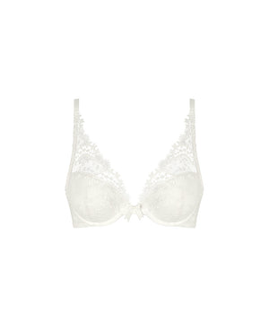 Wish - Plunging Push-up Bra - 030 NATUREL
