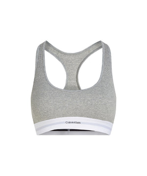Modal Rib - Lightly Lined Bralette - P7A GREY HEATHER