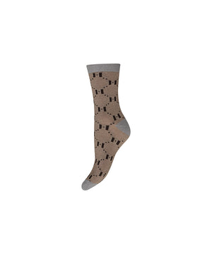 Hype the Detail - Sock W/Lurex - 4347 MULTIFARVET