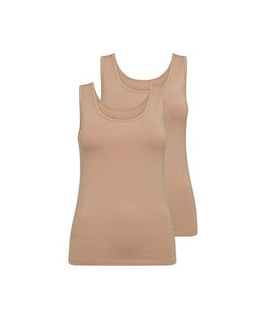 Decoy - Top Wide Straps 2-Pack - 81 NUDE