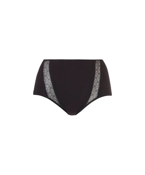 Basic Lace - Culotte Maxi - 011 BLACK