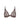 Crazy In Love - Underwired Triangle Bra - SATI SATIN BROWN