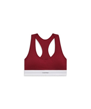 Modal Rib - Lightly Lined Bralette - AF8 FALL BERRY