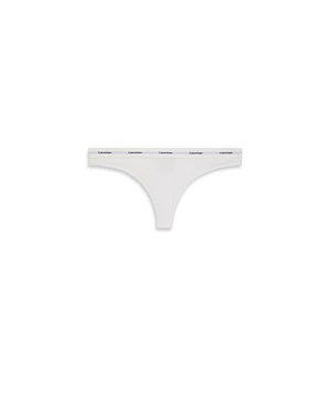 Cotton Stretch Rib - Thong - 100 WHITE