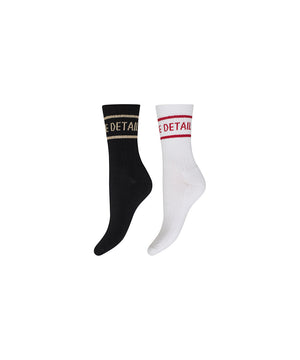 Hype the Detail - Tennis Sock 2-Pk - 9010 MULTIFARVET